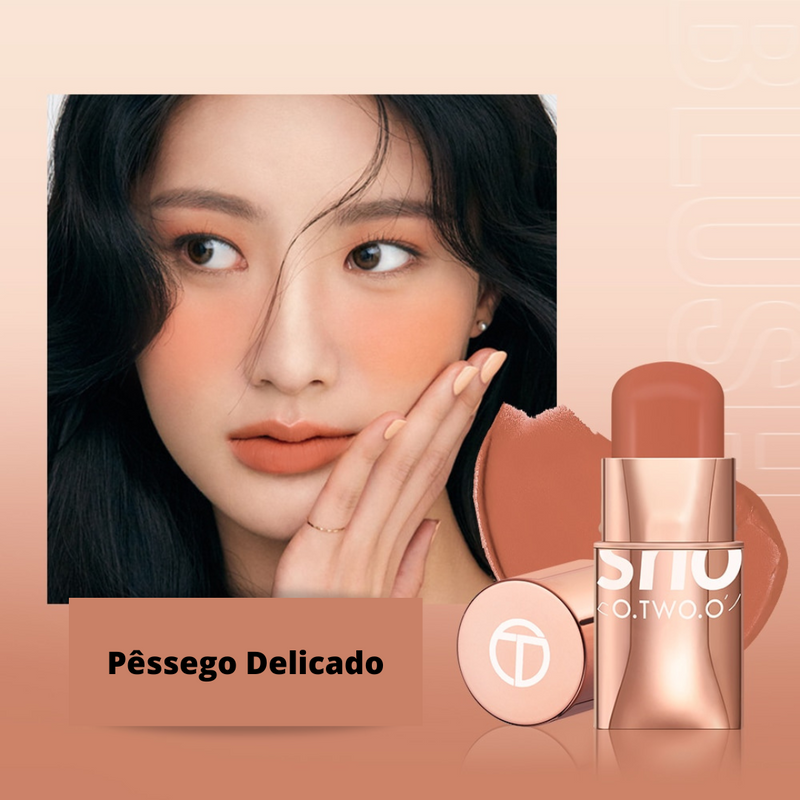 Batom Beauty Trio 3 em 1 - para Olhos, Bochechas e Lábios
