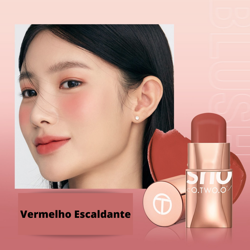 Batom Beauty Trio 3 em 1 - para Olhos, Bochechas e Lábios