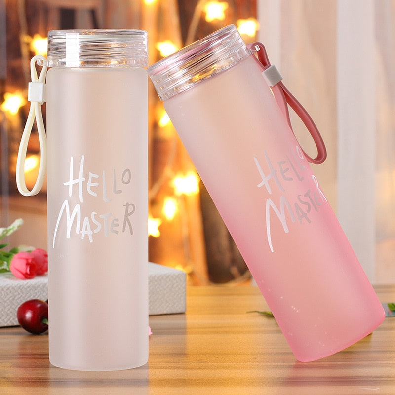 Garrafa EcoPhrase 500ml Squeeze Fosca com Alça, Estilo e Mensagens