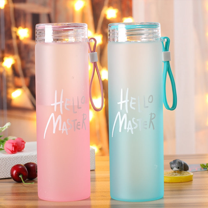 Garrafa EcoPhrase 500ml Squeeze Fosca com Alça, Estilo e Mensagens