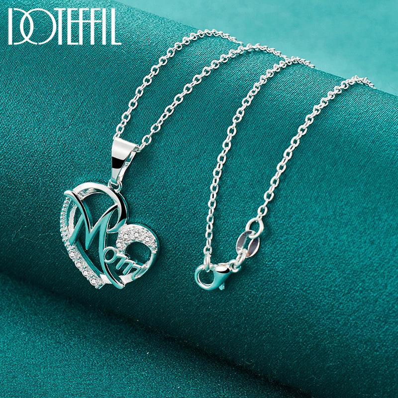 Colar Amor eterno coração de Prata