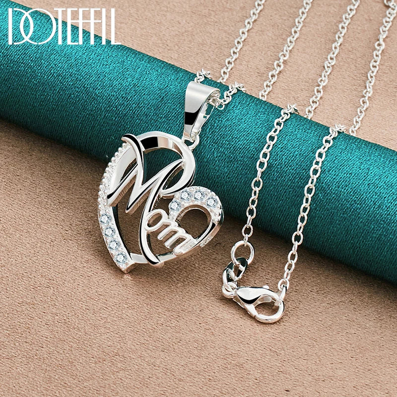 Colar Amor eterno coração de Prata