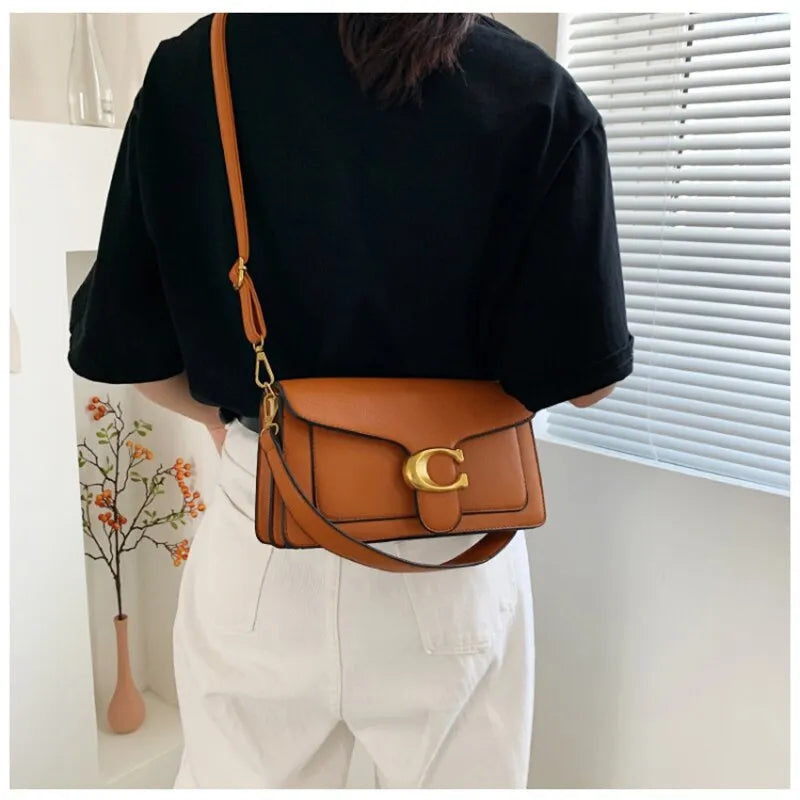 Bolsa Feminina Transversal de Couro Éclaté