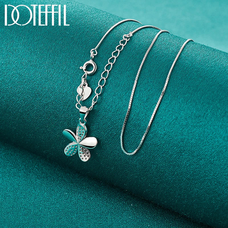 Colar Flor de Laranjeira Prata