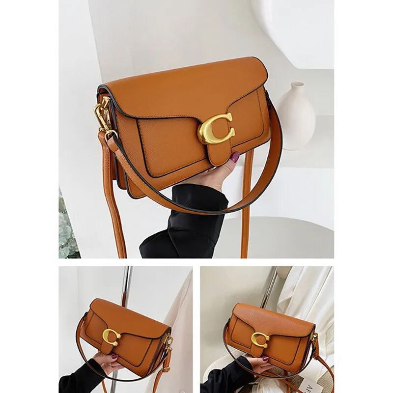 Bolsa Feminina Transversal de Couro Éclaté