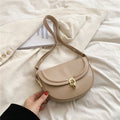 Bolsa TransversaL Saddle em couro PU