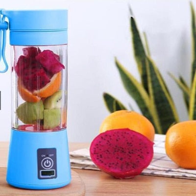 Mini Liquidificador MixPro 6 Lâminas USB Portátil