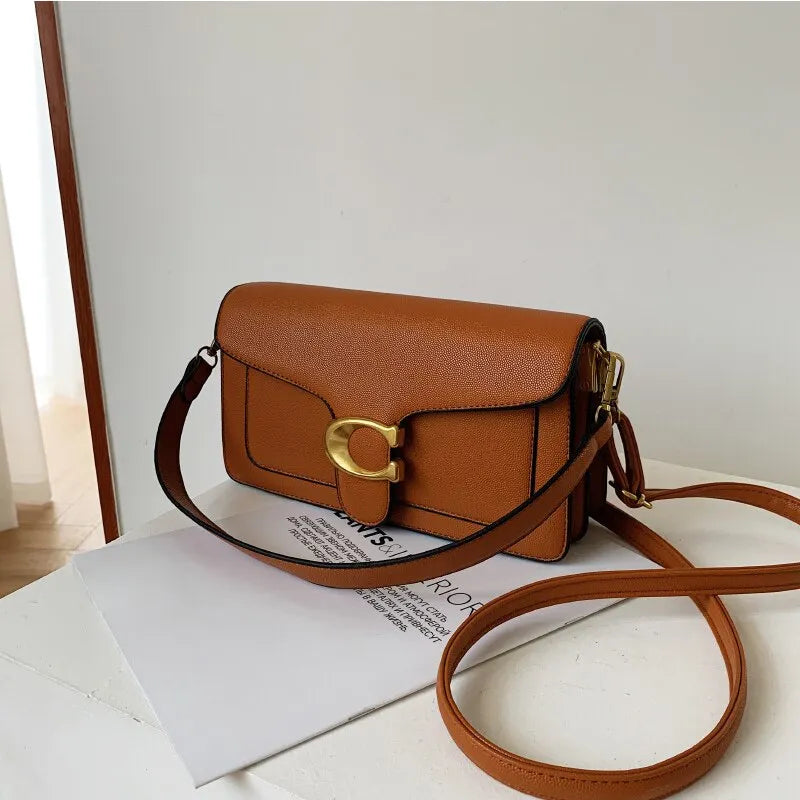 Bolsa Feminina Transversal de Couro Éclaté