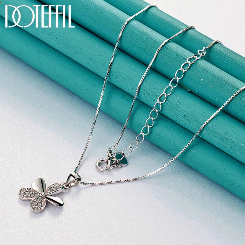 Colar Flor de Laranjeira Prata