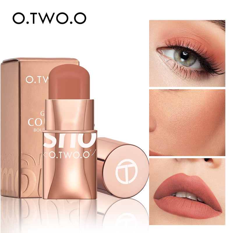 Batom Beauty Trio 3 em 1 - para Olhos, Bochechas e Lábios